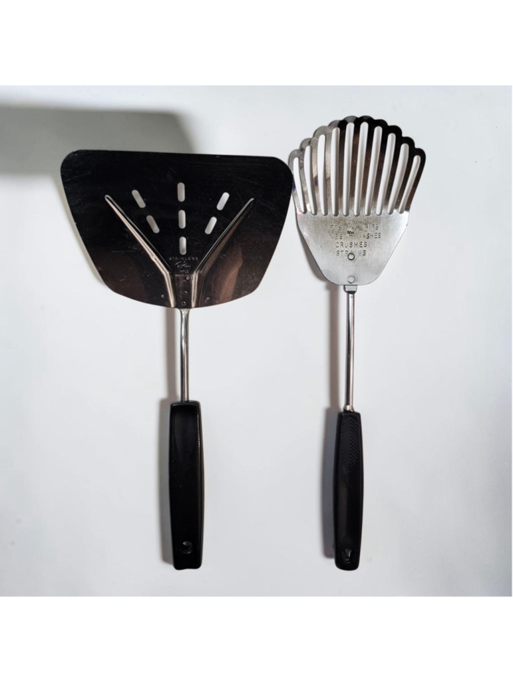 Vintage Foley USA Stainless Steel Kitchamajig Spatula Turner Utensil Set of 2
